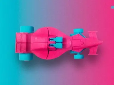 Mach Lander 3d printable car transformer toy 3D print model