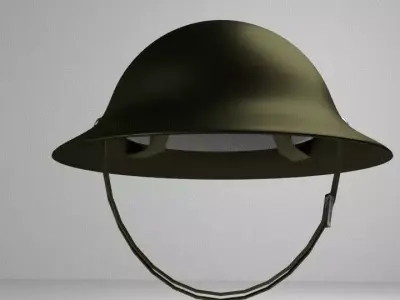 Classic Combat Helmet 3D model