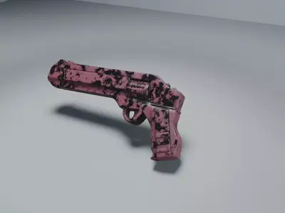 Sheriff Gun 3D model