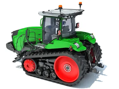 Two Track Tractor 3D model