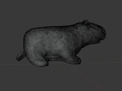 Capybara Free 3D model purchase