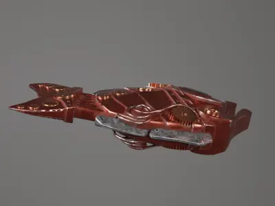 Steampunk fish 3D model