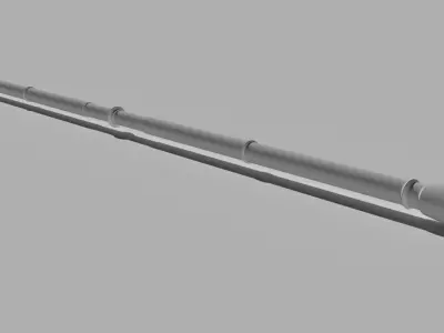 Fighting Stick 3D model