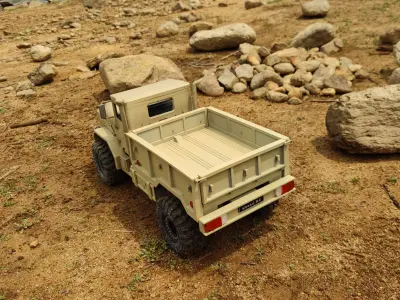 Crawler M939 4x4 Flatbed for SCX10 iii Gladiator - 1-10 RC body 3D print model