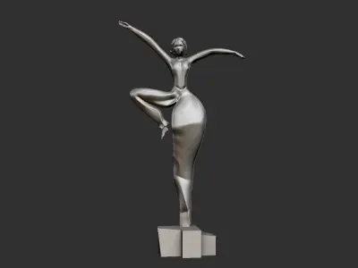 Sculptures Decor Crafts Fat Woman 3D print model