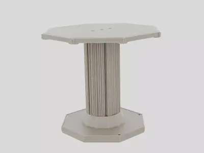 Industrial Factory Machine Control Pedestal for 3D print 3D model