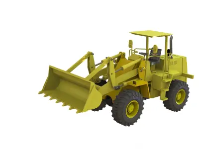Loader Tractor model for 3D printing 3D model
