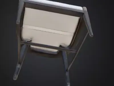 Minimalist Chair Low-poly 3D model purchase