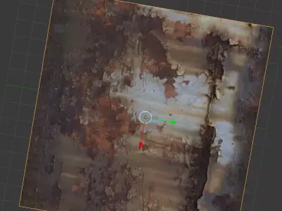 Realistic Rusty Industrial Iron Fence - PBR - Game Ready Texture