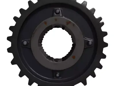 Industrial Metal Gear Wheel 3D model