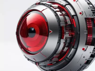 Futuristic Cybernetic Eye 3D 3D model