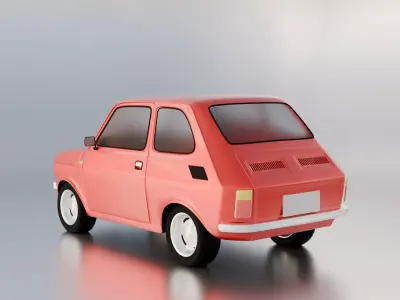 Cars Mode FIAT 126 3D model