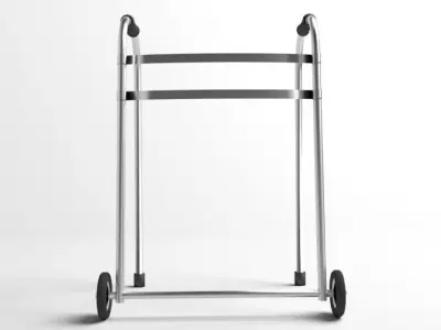 Walker with Front-Wheeled 3D model