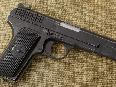 TT-33 Tokarev Low-poly 3D model