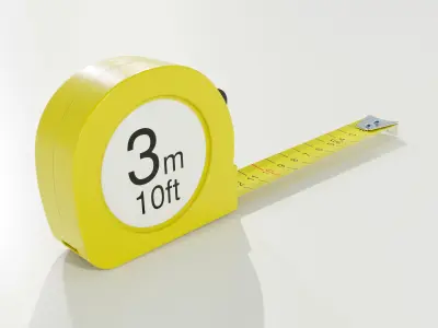 Metal Tape Measure 3D model