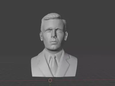 Charles Lindbergh 3D print model