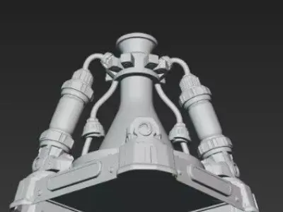 SciFi Alchemists Lab Glowing Potion Station 3D print model