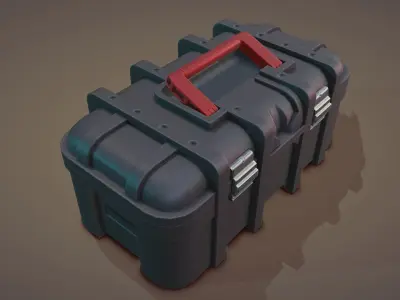 Tool Box Low-poly 3D model order