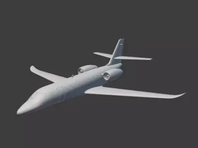 Cessna 680 Citation Sovereign 3D print model