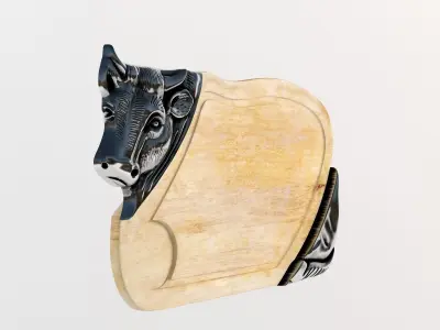 Tray cow CNC 3D print model