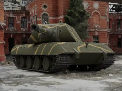 Panzerkampfwagen E-100 3D model