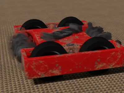 A Battle Bot Free 3D model