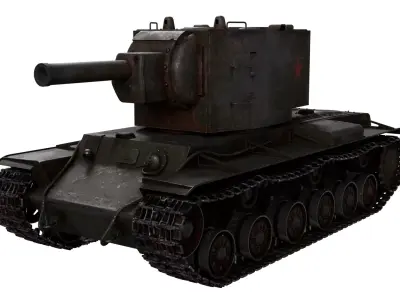 Kliment Voroshilov tank 3D model buy