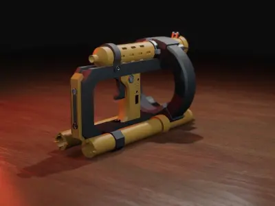 Handheld weapon Free 3D model