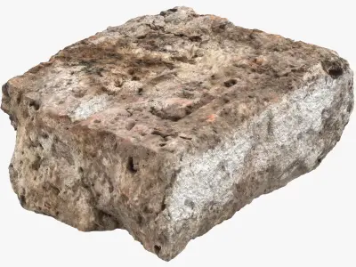 Broken Brick 05 3D model