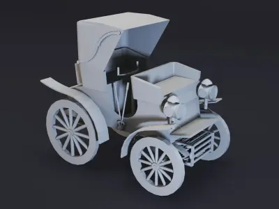 8- Classic Cars- High detail 3d models- Vol 02 Low-poly 3D model