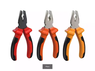 Pliers 3D Model Pack