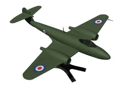 Gloster Meteor two Scales 3D print model