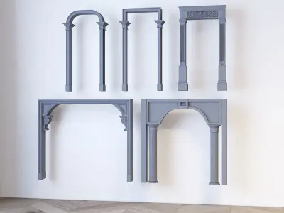 European-style Components Issue 1 -003 Low-poly 3D model