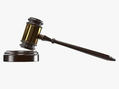 Gavel judge 3D model