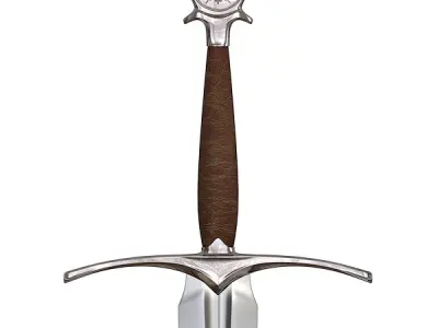 Medieval sword 3D model shop
