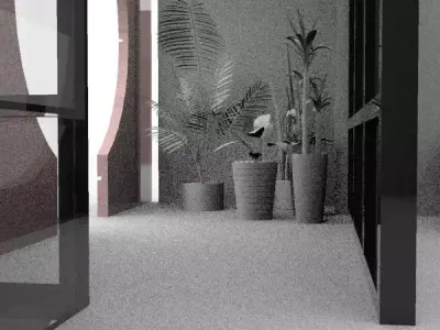 Cafe Exterior Free 3D model