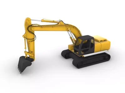 Excavator 3D model buy