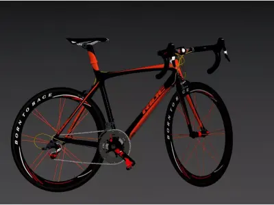  Road Bike 3D model