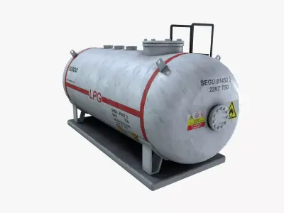 LPG Gas Tank 3D model