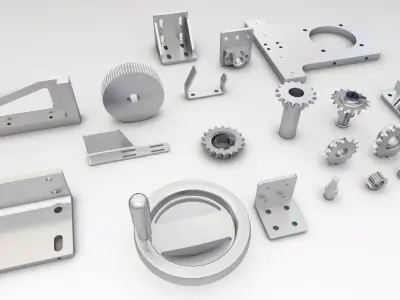 Engineering Parts V2 3D model