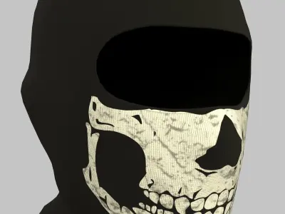 Balaclava ski mask Low-poly 3D model purchase