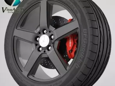 Wheel Mercedes CLS 7 3D model