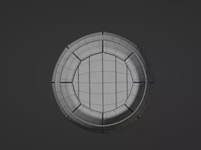 High Detail Stylized Wooden Barrel low poly Low-poly 3D model
