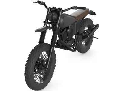 Enduro Motorcycle 3D model