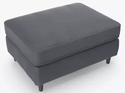 Ottoman - Set Part 5 Low-poly 3D model