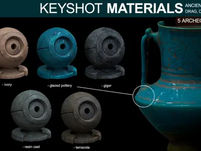 Archeology materials - For Keyshot Texture