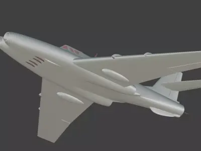 Ilyushin Il-40p 3D print model