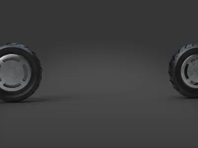 Motorcycle tire num3 3D model