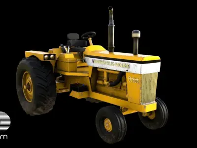 Minneapolis moline Vista G1000 Low-poly 3D model