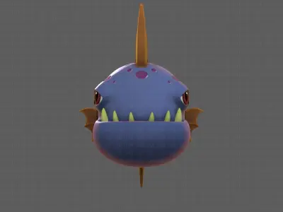 Fish V09 Low-poly 3D model